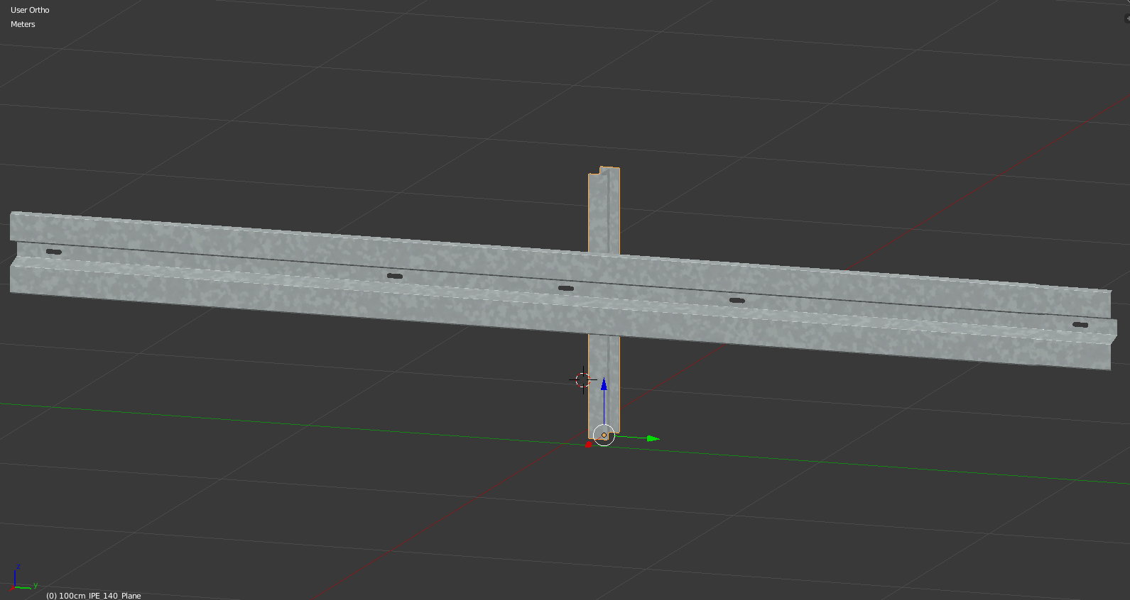 4m Guardrail with 1m IPE 140 post.jpg